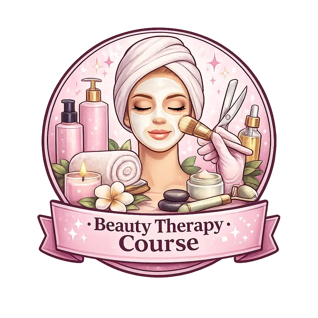 beauty therapy course emblem